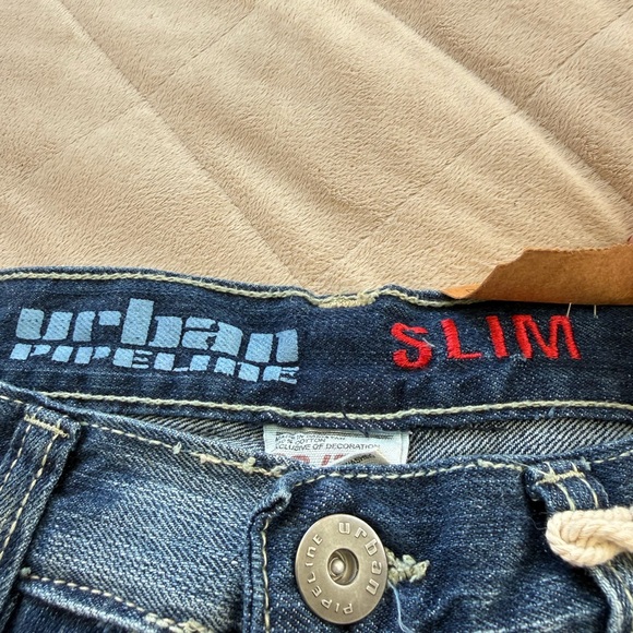 Urban Pipeline Light Blue Men's Jeans - Picture 8 of 8